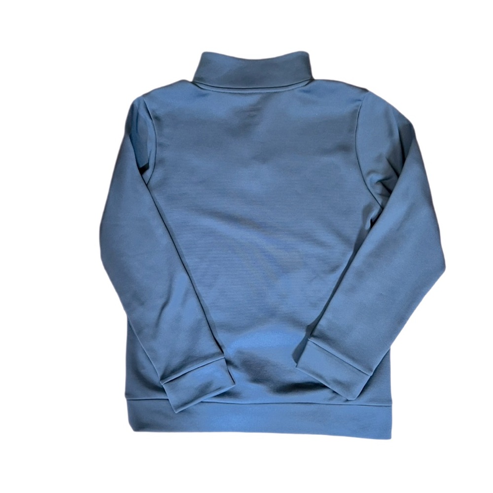 UNDER ARMOUR Youth Loose Fit 1/4 zip Pullover in Gray Size Medium - Picture 4 of 11